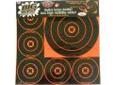"
Birchwood Casey 36818 Big Burst Targets 8"" and 4"" Round
No more need for binoculars or spotting scopes - you'll see the color burst easily at a distance. Maximum contrast orange and black colors provide maximum visibility! Self-adhesive for quick and