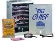 "
Smokehouse Product 9894-000-0000 Big Chief Front Load 50lb Capacity 450W Silver
Smokehouse Big Chief Front Load Smoker, Silver
Features:
- Made in the USA
- Size: 24-1/2"" H x 18"" W x 12"" D.
- Will smoke up to 50 pounds of meat or fish
- Easy to Use!