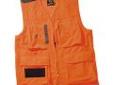 "
Browning 3054150103 Big Country Vest, Blaze Large
Big Country Vest, Blaze, Large
- 100% polyester fabric
- Quiet and durable construction
- Reinforced outer seams for durability
- Quilted shoulder overlays
- Advanced pocket design for carrying