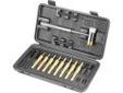 "
Wheeler 951900 Hammer & Punch Set, Plastic Case
Hammer & Punch Set, Plastic Case Description
The Wheeler Hammer and Punch Set includes a polymer/brass combination hammer, eight precision brass punches, four steel punches, and two plastic punches. It