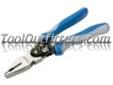 "
Crescent PS20509C CRSPS20509C 9"" ProSeries Linesman Compound Action Pliers
Features and Benefits:
Increased cutting pressure by 50%
Chrome vanadium steel for increased durability
Co-molded grips for added comfort and superior control
Hardened