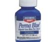 The #1 best seller, Perma Blue liquid gun glue, is the proven way to touch-up scratches and worn spots or to completely re-blue most guns. It will give a non-streaky, even blue-black finish to steel (except stainless). Complete instructions on the bottle.