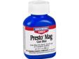 Presto Mag Gun Blue is a cold blue formulation that works on all steel (except stainless steel). Specifically formulated for when you want a deep blue luster on your firearm?s metal surfaces. For complete re blue applications. 3 fl oz Plastic Bottle.