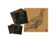 Add a little color to your next silhouette target practice. Every shot "explodes" in color upon impact! New turkey silhouette kit includes one corrugated 24" x 25" turkey silhouette target and four 12" x 12" SHOOT?N?C self-adhesive replacement turkey