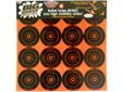 No more need for binoculars or spotting scopes - you'll see the color burst easily at a distance. Maximum contrast orange and black colors provide maximum visibility! Self-adhesive for quick and easy set up.BIG BURST 48-3" Targets
Manufacturer: Birchwood