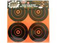No more need for binoculars or spotting scopes - you'll see the color burst easily at a distance. Maximum contrast orange and black colors provide maximum visibility! Self-adhesive for quick and easy set up.BIG BURST 12-6" Targets
Manufacturer: Birchwood