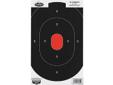 The name comes from the splatter of white that appears upon bullet impact, which allows you to immediately spot each shot. These targets are a great value and simple to use both indoors and outdoors. The black and white contrast of these splattering