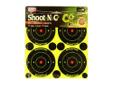 Birchwood Casey Shoot-N-C Target 3" Round Bullseye 12-Pack. These targets are great for close-range shooting with airguns and sharp shooting with .22 rimfire or centerfire guns. Use the self-adhesive 3" bulls-eye targets to design your own custom target