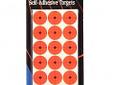 Convenient, self-adhesive, fluorescent orange Target Spots in 1", create instant bull's-eyes for all types of target practice. The high contrast, radiant red color lets you see a sharper sight picture and bullet holes more clearly for better scores and