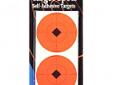 Target spots create instant bull's-eyes for all types of target practice. The high contrast, radiant orange color lets you see a sharper sight picture and bullet holes more clearly for better scores and smaller groups.3" Target Spots per: 40Description: