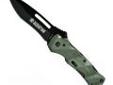 "
Schrade SWBLOP2G BkOps 2 Asst BkCtd SS Bld Grn Hdl
The SWBLOP2G is a strong and sturdy knife. Made with a suprisingly ergonomic, green colored,
composite body that is extremely dense, this lightweight knife has the performance of a high
end, expensive