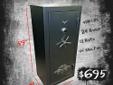 Black Diamond gun safe
Best value for the price! 24 long gun storage, fire rated, 4 way 12 1' bolts!!!
BD-5928
59"H x 28"W x 20"D
24 long gun capacity 450lbs
45 min fire rating
4 way locking bolt system
UL group 2 lock
In stock and on sale for $695
Visit
