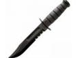 "
Ka-Bar 2-1212-3 Black Fighting/Utility Knife 2"" Serrated Edge w/ Leather Sheath
A combination of new and traditional designs made with high quality materials make this knife perform as well as it looks. Designed to be appealing to the eye and hard