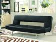 Black Futon Sofa Bed
Product ID 4805BLK
The sleek, ultra modern design of the Drake Collection provides notonly a relaxing seating option for your home, but can double as a bed.With just a few clicks, the adjustable seatback recline to create afunctional