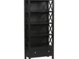 Black Linon Home Delano Bookcase Best Deals !
Black Linon Home Delano Bookcase
Â Best Deals !
Product Details :
This classic Delano bookcase with Antique Black finish will add a stylish complement to any home or office d cor. Four shelves offer ample room