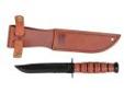 "
Ka-Bar 2-1261-1 Black Short Fighting/Utility Knife Short Ka-Bar
Ka-Bar knives are a favorite of adventurers, survivalists, outdoor sportsmen and, of course, knife collectors who know that their knife deserves a place in their collection.
Made in the