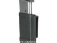 Perfect for a day at the range, Blackhawk's double-stack magazine holder is a great way to keep an extra magazine within easy reach at your side to reload so that you never stay on empty. This pouch is designed to fit 9mm and 40 S&W magazines that have a