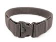 BlackHawk Enhanced Military Web Belt 43" - Black. The Enhanced Military Web belt features side release buckles for quick-on, quick-off; no heavy metal hardware and hook & loop size adjustment.
Manufacturer: BlackHawk Enhanced Military Web Belt 43" -