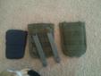 Blackhawk Lvl. III Armor Panels in OD Green Pouches with Blackhawk! Speed Clips.
I have 1 set of these.
Manufactured in 01/2008
Price: $80 for the set
Also:
Safariland Steel Trauma Plates in Kevlar Sleeves
I have 3 of these available.
These are older