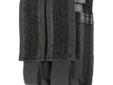 BlackHawk STRIKE Double Pistol Magazine Pouch - Black. Hybrid design allows for Speed Clip mounting to vest or other MOLLE compatible platform as well as belt mounting up to 2.5" using A.L.I.C.E. clips (A.L.I.C.E. clips not included).
Manufacturer: