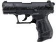 "
Umarex USA 2252700 Blank Firing Pistol Walther P22 S 9mm PAK Black
Great as a starter pistol or dog training gun the P22S by Walther is a replica in all regards from it's authentic shape and weight, right down to the gun's action and function. *(Check