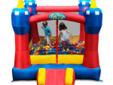 The Magic Castle is our most popular bounce house. This bigger, improved versionÂ of the classic Blast Zone castle blows up in seconds, and holds up to 3 kids or 300 pounds of little party-hoppers. The 'Safe Slope' Slide provides safe, easy access, and the