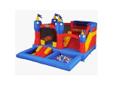 About the Misty Kingdom Amusement Park (Patent Pending) the Misty Kingdom is the coolest bounce house around.Â  It's a Bounce House, Slide, Water Park and Ball pit all in one.Â  This inflatable play palace can be used wet or dry, and offers everything