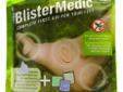 BLISTER MEDIC The Blister Medic is the best of both worlds, combining the tried-and-true protection and blister prevention of Moleskin with the advanced relief and healing of GlacierGel hydrogel dressings. Alcohol pads for skin preparation and antiseptic