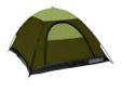 Hunter Buddy 2-Person Forest/TanEasy to assemble 2 pole dome design. Quick clip system makes attaching the tent to the support poles a breeze. Ring and pin locks each pole securely to the tent corners. Mesh sun roof for star gazing. Perfect for warm