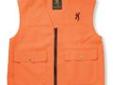 "
Browning 3055000103 Junior Safety Vest, Blaze L
- 100% polyester oxford
- Zip front
- Cut specifically for junior builds
- Back license loop
- Large snap flap shell pockets
- Buckmark embroidery on front and back
_________________________________