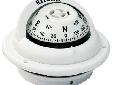 Trek Compass Features: Ideal for Runabouts, Center Consoles, Ski Boats, Flats Boats, and Bass Boats 2 1/4" Direct Reading Dial with Large Numerals for Easy Reading Easily Installed. White with White Dial, Flush Mounted Strong Directive Force Magnets and