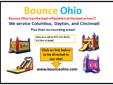 At Bounce Ohio our Inflatables are built for people of all ages and sizes. We have awesome bounce houses at great prices. Please give us a a call at 937-231-8215 it's free to book so no need to wait! Also check us out at www.bounceohio.com or click on the