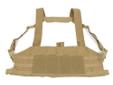 The Blue Force Gear Ten Speed Chest Rig has 4 magazine pouches which can be used to carry magazines, smoke grenades, flash bangs, GPS Units, dressings, small radios, and similar sized items. 3 rows by 3 columns of MOLLE are on either side for mounting