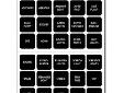 4215Square Format Label Set30 Black DC Labels30 common DC labels Included with WeatherDeck Waterproof Panels Reinforced, weatherproof material Used on WeatherDeck Waterproof Panels Used on Battery Management Panels Used on 360 Panel System
Manufacturer: