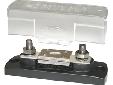 5005ANL 300 Fuse Block w/ CoverInsulating cover satisfies ABYC/USCG requirements and cover breakouts allow access in any directionFor use on systems up to 32 Volts DCLarge 5/16" - 18 studs accept 5/16" (M8) ring terminals, 14 AWG to 2/0 AWG wire