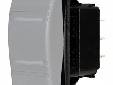 Water Resistant Contura Switch - GrayPN:8232Pole:SingleThrow:DoubleAction ( ) = momentary:ON - OFF - ONEmbedded LEDs:2Features:Vibration, shock, thermoshock, moisture and salt spray resistantSpecially manufactured for mounting in Blue Sea Systems' water