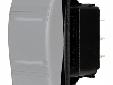 Water Resistant Contura Switch - GrayPN:8275Pole:DoubleThrow:DoubleAction ( ) = momentary:ON - ONEmbedded LEDs:2Features:Vibration, shock, thermoshock, moisture and salt spray resistantSpecially manufactured for mounting in Blue Sea Systems' water