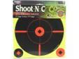 "
Birchwood Casey 34850 BMW-50 ShootNC 8"" Round ""X"" 50Pk
The contrasting crosshair design makes lining up your scope crosshairs a snap. Use as a sight-in target or for general purpose. Each sheet contains extra pasters that match the center aiming