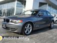 Russel BMW
6700 Baltimore National Pike, Baltimore, Maryland 21228 -- 866-620-4141
2011 BMW 1 Series 128i Pre-Owned
866-620-4141
Price: $30,973
Click Here to View All Photos (23)
Description:
Â 
THIS IS A GREAT ONE OWNER 1 SERIES! DRIVE THIS 1 SERIES AND