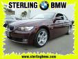 Sterling BMW
3000 West Coast Hwy, Â  Newport Beach, CA, US -92663Â  -- 800-476-7213
2008 BMW 3 Series 2dr Conv 328i SULEV
Low mileage
Call For Price
Click here for finance approval 
800-476-7213
Â 
Contact Information:
Â 
Vehicle Information:
Â 
Sterling BMW