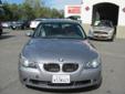 COST U LESS CARS
(916)770-9191
701 RIVERSIDE AVE
ROSEVILLE, CA 95678
2006 BMW 5 Series
Year
2006
Make
BMW
Model
5 Series
Trim
525xi AWD 4dr Sedan
Miles
70,000
Factory Color
Grey
Body Styles
Doors
4
Engine
Transmission
Drive Type
Inventory ID
CS35000
Visit