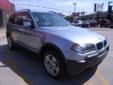 Integrity Auto Group
220 e. kellogg, Wichita, Kansas 67220 -- 800-750-4134
2004 BMW X3 3.0i Pre-Owned
800-750-4134
Price: $13,995
Click Here to View All Photos (17)
Â 
Contact Information:
Â 
Vehicle Information:
Â 
Integrity Auto Group