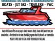 Donate Boats
~ Free Towing - Pickup ~
~ FAST AND EASY! ~
~ Excellent Tax Benefits ~
Charity Donation
Boat Donations
We Accept Any Type of Watercraft as a Charity Donation Â 
Fishing Boats
Sail Boats
Motor Boats
Â 
Â 
Â 
Boat Trailers
Donate Jetski
Donate