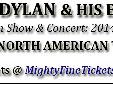 Bob Dylan Fall Tour 2014 Concert Tickets for Seattle, WA
Concerts at the Paramount Theatre on October 17, 18 & 19, 2014
Bob Dylan and His Band will arrive for 3 concerts in Seattle, Washington, tour dates on Bob Dylan's 2014 Fall North American Tour