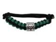 AES Outdoors BC-SB-001 Bone Collector Survival Bracelet Black/Green
Bone Collector Survival Bracelet
Specifications:
- Made of five-strand 550 lb. parachute cord that can be used in survival situations.
- Features a duck band metal Bone Collector logo.
-