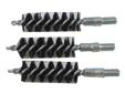 Bore tech's premium nylon bore brushes have twice the amount of bristles compareed to the competion, resulting in double the "scrubbing action" and faster cleaning.These brushe feature oversized bristles for extra rigidy and non-brass cores and couplers