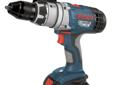 ï»¿ï»¿ï»¿
Bosch 17618-01 18-Volt 1/2-Inch Brute Tough Litheon Hammer Drill/Driver with 2 Fat Batteries
More Pictures
Lowest Price
Click Here For Lastest Price !
Technical Detail :
Features 0-475/0-2,050 RPM and 30,750 BPM. 650-Inch Pound of torque
Features