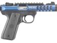 Brand New Ruger 22/45 Lite
- New Blue Anodized Finish
- 4.4" Threaded Barrel
- 10 Round Capacity
- Only Weighs 22 ounces
- Adjustable Rear Sight
- 1911-style Grip Panels
- Comes with a Soft Pistol Case
- Includes Box, Owners Manual and Safety Lock
- Has a