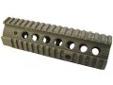 "
Troy Industries STRX-BR1-72FT-00 Bravo Rail 7.2"" Flat Dark Earth
Troy's Bravo rail is a one piece free floating quad rail design that utilizes the existing barrel nut and revolutionary tri-clamp system. This easy to install, one-piece free float hand