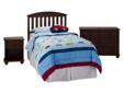 Brown Delta Kid's Bedroom Set Best Deals !
Brown Delta Kid's Bedroom Set
Â Best Deals !
Product Details :
This classic bedroom suite by Keaton has everything you need to furnish an entire room. The 3-piece set includes a dresser, nightstand and headboard.